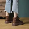 Botas Martin de Suela Gruesa de Moda para Mujer 2026 Nuevo Otoño/Invierno Versátiles Estilo Británico Combinar con Faldas Venta Caliente Estilo Callejero Botas de Motociclista