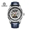 Reloj Marca Ochstin, Reloj Mecánico Totalmente Automático, Reloj para Hombre de Moda con Volante Hueco, Reloj para Hombre de Negocios