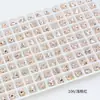 Rinestones Geométricos en Forma de Corazón para Uñas Dongzhou 6*5.3mm Accesorios para Pendientes DIY Corazón de Melocotón Brillante Decoraciones de Uñas Portátiles