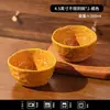 Tigela Colorida com Manchas de Tinta, Tigela de Cerâmica Irregular Desconstruída para Arroz, Nova Tigela Criativa para Sobremesa, Tigela de Salada para Uso Doméstico