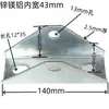 Soporte de panel solar junta universal, conector de esquina, conector triangular de soporte fotovoltaico, ajustador universal galvanizado en caliente