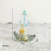 Barco de Decoración Mediterránea Pez Anual Modelo de Vela Adornos de Decoración para el Hogar Estilo Occidental Tema Accesorios para Bodas