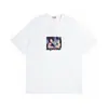 Camiseta Supreme de Manga Corta, Peso Pesado Marca de Moda Americana Clásica Estampado de Letras Caja Cuello Redondo Corte Holgado Camiseta de Media Manga para Hombres y Mujeres