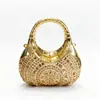 Bolso de Noche Cruzado de un Solo Hombro Transfronterizo Europeo y Americano para Mujer, Bolso de Mano de Acrílico Incrustado de Diamantes, Bolso de Mano Mini con Cadena de Lujo Ligero