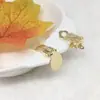 Accesorios para Clip de Oreja DIY Colgante de Rana de Cobre 10mm Pendientes Adhesivos Magnéticos sin Perforar Versátil