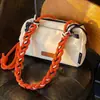 Bolso Bandolera de Cuerda Tejida 2026 Transfronterizo para Mujer, Diseño de Nicho, Bolso de Hombro de Moda Versátil, Bolso de Axila de Gama Alta
