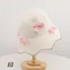Sombrero de pescador de lana de alpaca tejido Melard para mujer, cálido de otoño, adelgazante, moderno