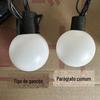 G50 Cordão de Luz de Bolas Redondas Grandes Personalizado Casamento Teto Luz Decorativa Lanterna LED Luz Piscante Pátio Cobertura Luz Decorativa Personalização