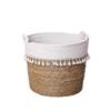 Cesta de Almacenamiento de Pajitas Personalizada, Tejida a Mano con Juncos Empalmados, Cubo Abrazador Tejido, Macetero, Cubierta Decorativa, Cesta de Almacenamiento