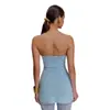Transfronterizo 2025 Europeo y Americano Primavera y Otoño Nuevo Estilo Pecho Envuelto Acanalado Vestido Corto Ins Casual Delgado Vestido de Fiesta