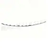 Adecuado para Mercedes-Benz Clase EQC W293 Moldura de Rejilla Inferior del Parachoques Delantero Tira Cromada del Parachoques Delantero A2938857300