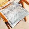 Cojín vintage de estilo francés de lujo ligero, adecuado para sillas de comedor, asientos de coche y sillas de oficina; cojín antideslizante para asiento de silla y banco, para todas las estaciones, de algodón y madera