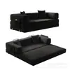 Sofá cama de tela plegable de doble uso, extraíble y lavable, con compresión al vacío, transfronterizo, para sala de estar, modular, sofá de línea recta para dormir y reclinable