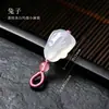 Contas redondas de ágata de cristal natural, pequenos pingentes, acessórios para pulseiras, colares, acessórios DIY, fechos universais, pingentes de bolsa