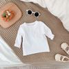 Ropa para Niños Ropa para Niños Bebé Camiseta Interior con Raya en la Axila Manga Larga 2024 Otoño Nueva Camiseta Interior para Bebé Camiseta de Manga Larga Trbottomy