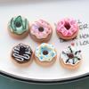 Simulación de comida y juego Donut Joyería Accesorios de bricolaje Crema Pegamento Carcasa de teléfono móvil Belleza Llavero Colgante Materiales hechos a mano