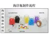 Lodo de Cristal 13 Colores Bob Esponja Bolas Bio Bolitas Absorbentes Materiales para Cultivo de Flores sin Tierra Botella Arcoíris Fabricación