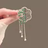 Retro Elegante Francés, Moderno Broche Mariposa de Diamantes Rojos, Ropa de Alta Gama, Accesorios para Abrigos, Broche Corsage