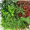 Parede de plantas artificiais parede de fundo de plantas verdes decoração de parede grade de casamento flor artificial de plástico empresa parede de imagem de paisagismo de shopping