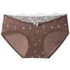 Braguitas de encaje con lazo para mujer, satén brillante de seda de hielo, nuevo estilo de verano, entrepierna antibacteriana, sexy de tiro bajo