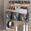 Estante para Cepillos de Dientes Estante de Almacenamiento para Baño Gris Pistola Dispensador de Gel Antibacterial Soporte para Papel Higiénico Montado en Pared Estante de Almacenamiento para Enjuague Bucal y Vaso para Cepillarse