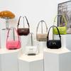 Bolsa Transversal de Ombro Simples e Moderna para Mulheres, Estilo Commuter com Laço Doce, Francês, Axila, 2025, Cor Pura, Verão, Nova