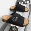Moda Casual de Verão Nova Birkendish Chinelos de Cortiça Masculinos Chinelos de Fundo Macio Cruzamento de Fronteira Tamanho Grande Chinelos Leves e Confortáveis