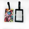 Etiqueta de Bagagem de Borracha Macia em PVC Desenho Animado Etiqueta de Check-in de Embarque de Silicone Etiqueta de Mala Etiqueta de Mochila Escolar Infantil etiqueta