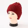 Fábrica de Gorros de Punto de Hilo al por Mayor para Hombres y Mujeres, Gorro de Moda de Hilo Grueso, Gorro de Lana Grueso Protector Cálido para el Invierno y a Prueba de Frío