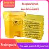 Saco de Lixo Hospitalar Odontológico Clínica Comunitária Pet Shop Saco Portátil Colete Grande Extra Espesso Saco Plano