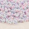 Cuentas redondas de ABS no porosas de 4-10 mm color mágico perla de imitación cuentas sueltas material para accesorios de cuentas hechos a mano DIY accesorios de ropa
