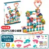 Blocos de construção de pista de bolinhas de luz magnética, peça magnética tridimensional DIY mutável, brinquedo de blocos de construção de mosaico infantil