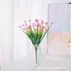 Planta de Plástico Flor Artificial de Camelia de 7 Pétalos Gipsófila Hierba de Primavera Narciso para Amazon Transfronterizo Hotel Hogar
