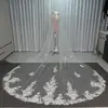 Novo Estilo Véu de Casamento com Cauda de Renda, Véu Grande Extra-Longo com Cauda, Véu de Noiva Macio