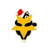 Broche Insignia Navideña de Dibujos Animados Gato Navideño Lindo Creativo Árbol de Navidad Copo de Nieve Broche Insignia de Metal Pin