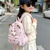 Mochila Infantil Oso Pequeño Dibujos Animados Linda Gran Capacidad Ligera Estampada Moda de Jardín de Infancia para Niños y Niñas
