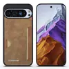 Funda de Cuero Retro Protectora con Borde Suave Anticaídas para Teléfono Móvil Google Pixel 10Proxl Tarjeta Google 9A