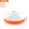 Melamina Liuyang Tazón para Verduras al Vapor Comercial Pequeño Especial Redondo Imitación Porcelana Comida Rápida Cantina Plato Plano Plástico