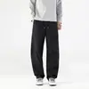2026 Pantalones Casuales Nuevos para Hombre Pantalones Largos Nuevos Ropa de Trabajo Pantalones para Hombre Pantalones Rectos Holgados Navaja Curva Pequeña Color Café Negro