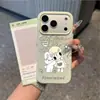 Adecuado para funda de teléfono Apple 18 Pro Max, diseño de dibujos animados para iPhone 17 Pro, bloqueo de color 15, resistente a caídas, 16 Pro, estilo de otoño salvaje