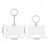 Llavero Popular Transfronterizo con Forma de Hueso para Mascota, Etiqueta de Perro en Blanco de Transferencia Térmica Doble Cara, Etiqueta Anti-Pérdida para Mascotas DIY