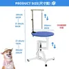 Mesa de Peluquería para Mascotas con Elevación Neumática, Estación de Peluquería Giratoria de 360 Grados, Mesa Redonda de Peluquería para Perros, Venta de Liquidación para Gatos