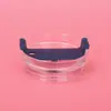 Copo de Carro Transfronteiriço 30Oz40Oz Tampa de Exportação Acessórios Transparentes Tampa de Copo Casca de Ovo à Prova de Vazamento Tampa de Copo de Plástico com Canudo para Gelo