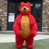 Fantasia de Boneco Inflável Macaco de Orelhas Grandes Masha Urso Pessoas Usam Fantasia de Boneco de Caminhar Cheburashka Desenho Animado Boneco Fantasia