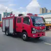 Caminhão-tanque de água Dongfeng, caminhão de bombeiros com tanque de água de 2,5 toneladas, caminhão de bombeiros de emergência, caminhão de bombeiros de espuma para campo de petróleo, caminhão de bombeiros