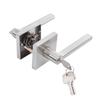 Cerradura de puerta de dormitorio manija de aleación de zinc cerradura serie 803 cerradura para puerta de madera maciza baño silencioso manija de tres polos