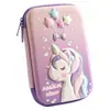 Estuche para Lápices de Unicornio Tridimensional 3D, Caja de Papelería de Aspecto Elevado, Estuche Multifuncional de Gran Capacidad para Estudiantes de Primaria Venta al por Mayor Transfronteriza