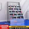 Gabinete para vasos de agua de acero inoxidable, gabinete de té de múltiples compartimentos, gabinete para guardar tazas de té de escuela, taller de fábrica, estante de almacenamiento para vasos de agua 304