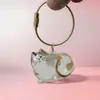 Atacado Caixa Transparente Fofa para Armazenamento de Cabelo de Filhote Pingente de Alto Valor Decoração Chaveiro Comemorativo Cápsula de Armazenamento de Cabelo