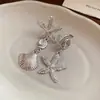 Pendientes Colgantes Ovalados de Circonita Transfronterizos Europeos y Americanos, Moda Retro, Temperamento Exquisito, Lujo Ligero, Pendientes de Alta Gama
